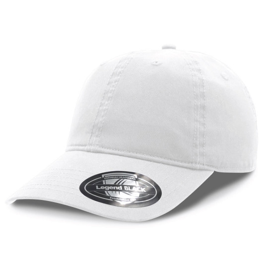 White Legend Black Dad hats